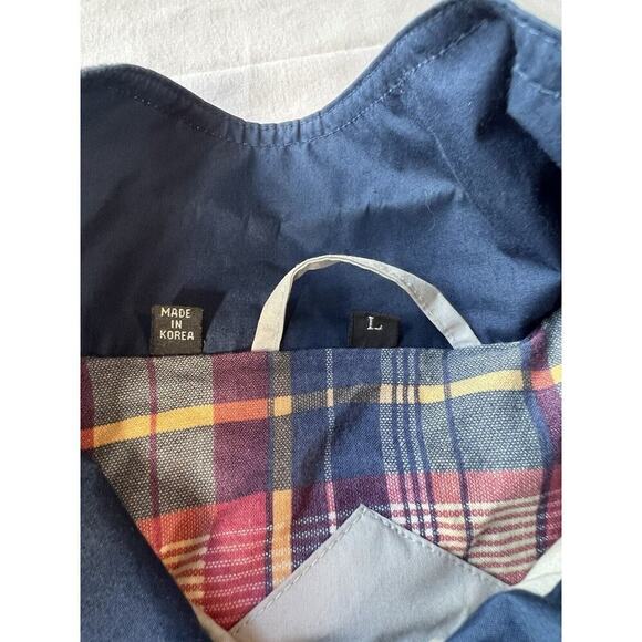 VTG Mens Members Only Jacket Adult Large Beige Bomber Motorcycle Zip Crest Logo - Picture 3 of 8